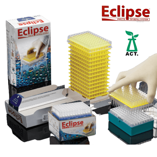 Labcon Eclipse™ Pipette Tip Refill Tower: Tubegard™ Labcon® Eclipse™ Pipette Tip Refill Tower: Extended Length | DBiomed 1036-260 Pipette Tips Labcon 10 μl, 1344/Pack, 10 Packs/Cs