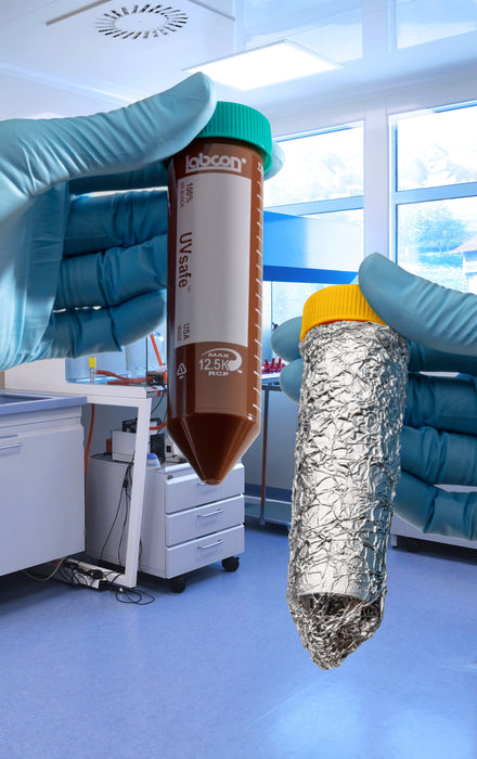 Labcon UVSafe® Centrifuge Tubes with Caps, Bulk (Sterile) Labcon® UVSafe® Centrifuge Tubes with Caps, Bulk (Sterile) | DBiomed Centrifuge Tubes Labcon