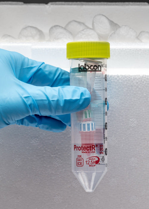 Labcon ProtectR® CO2 Resistant Tubes Labcon® CO2 Resistant Tubes for Shipping with Dry Ice | DBiomed Sample Storage Labcon