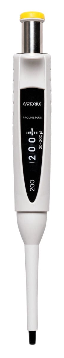 Sartorius Proline Plus Single Channel Pipette Sartorius Proline Pipettes | DBiomed 728060 Sartorius 20-200µL